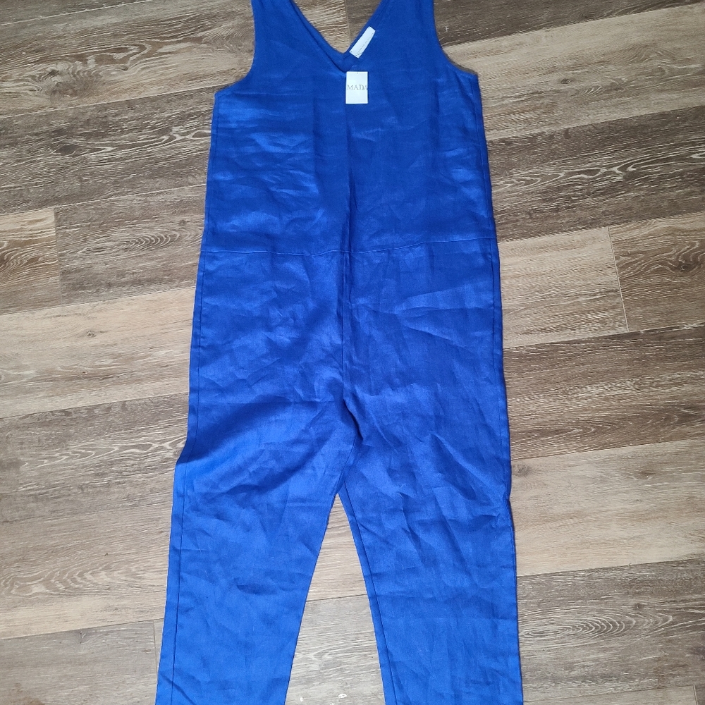 Combine De Filles Royal Blue Jumpsuit, M